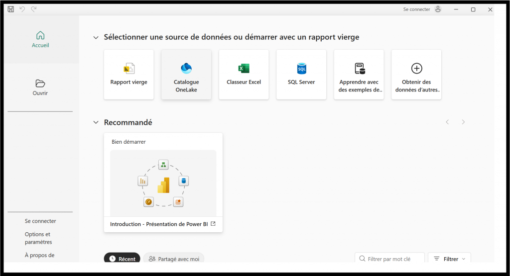 installation Power BI desktop