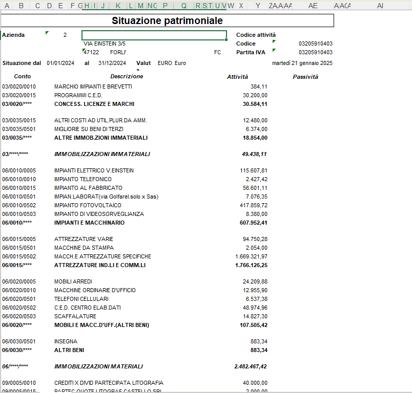 Balance comptable 2024