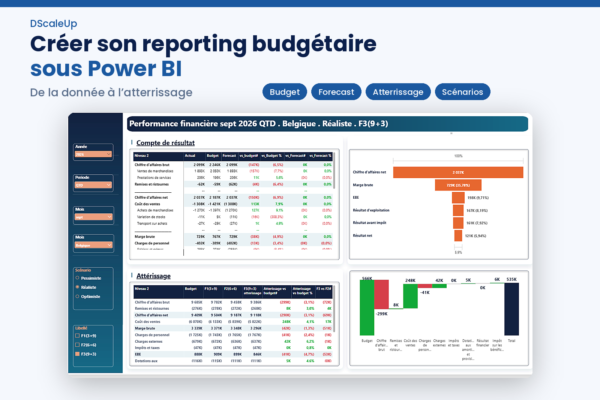 Créer son reporting budgétaire sous Power BI : budget, forecast et atterrissage